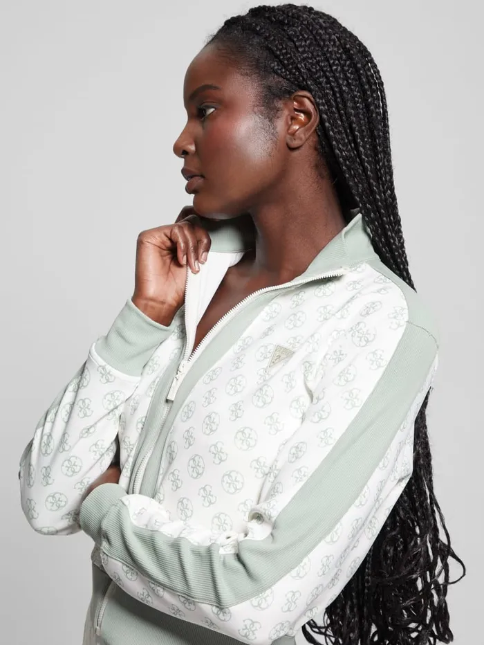 GUESS Jackets and Coats Eco Ela Quattro G Crop Jacket Green 8211 Women