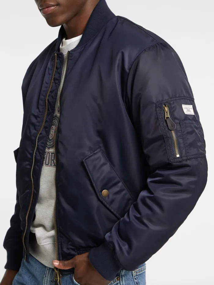 GUESS Jackets and Coats Eco Flight Jacket Black 8211 Men