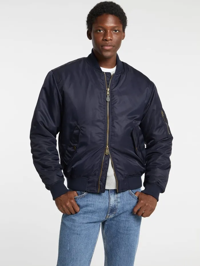 GUESS Jackets and Coats Eco Flight Jacket Black 8211 Men