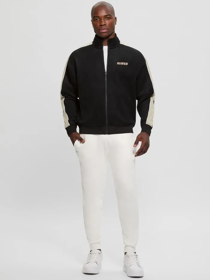 GUESS Jackets and Coats Eco Mojo FullZip Sweatshirt Black 8211 Men