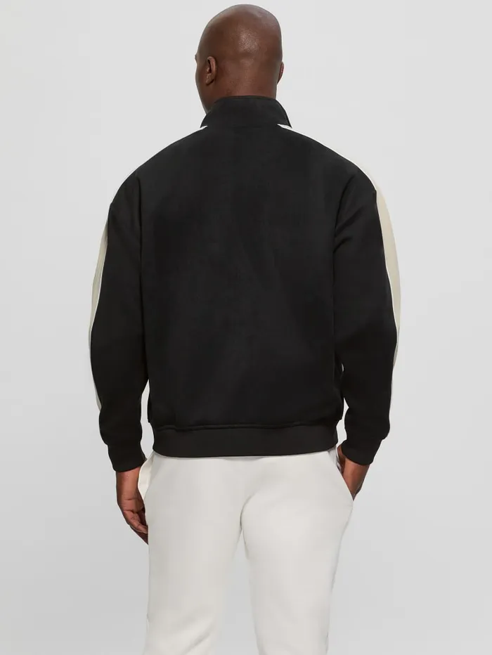 GUESS Jackets and Coats Eco Mojo FullZip Sweatshirt Black 8211 Men