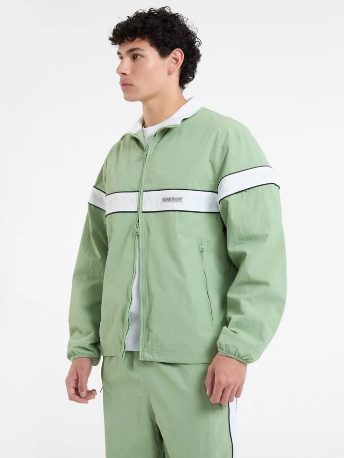 GUESS Jackets and Coats Eco Windbreaker Jacket Green 8211 Men