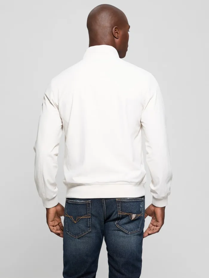 GUESS Jackets and Coats Eco Woven Packable Jacket White 8211 Men