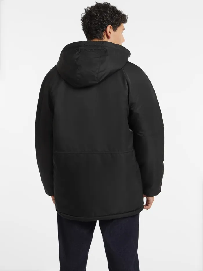 GUESS Jackets and Coats Hooded Nylon Parka Green 8211 Men