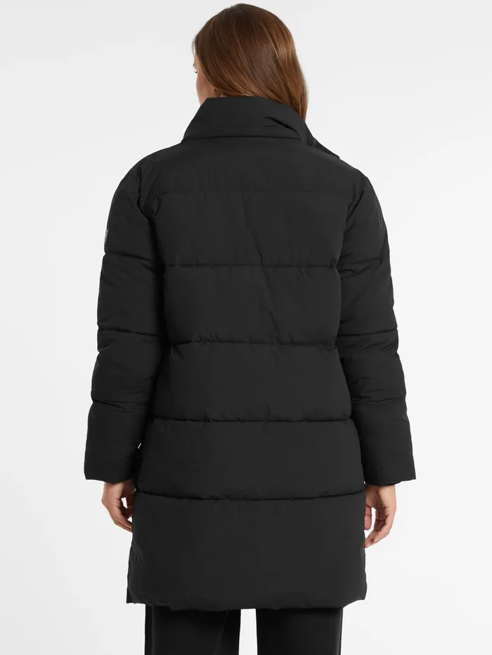 GUESS Jackets and Coats Hooded Puffer Jacket Black 8211 Women