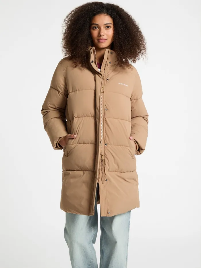 GUESS Jackets and Coats Hooded Puffer Jacket Black 8211 Women