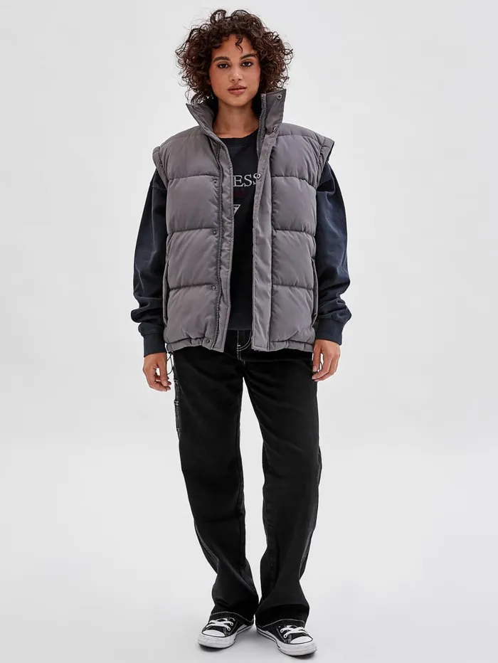 GUESS Jackets and Coats Originals Puffer Jacket Gray 8211 Men