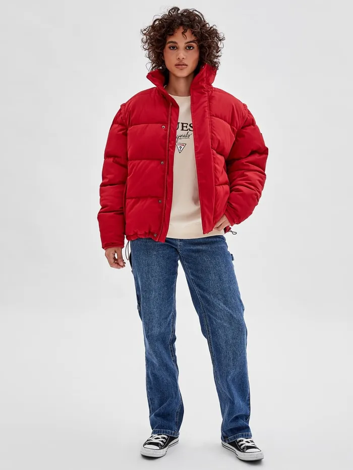 GUESS Jackets and Coats Originals Puffer Jacket Gray 8211 Men