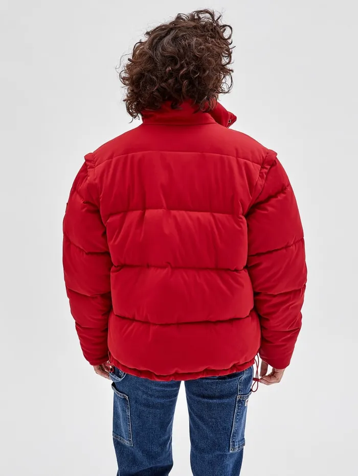 GUESS Jackets and Coats Originals Puffer Jacket Gray 8211 Men