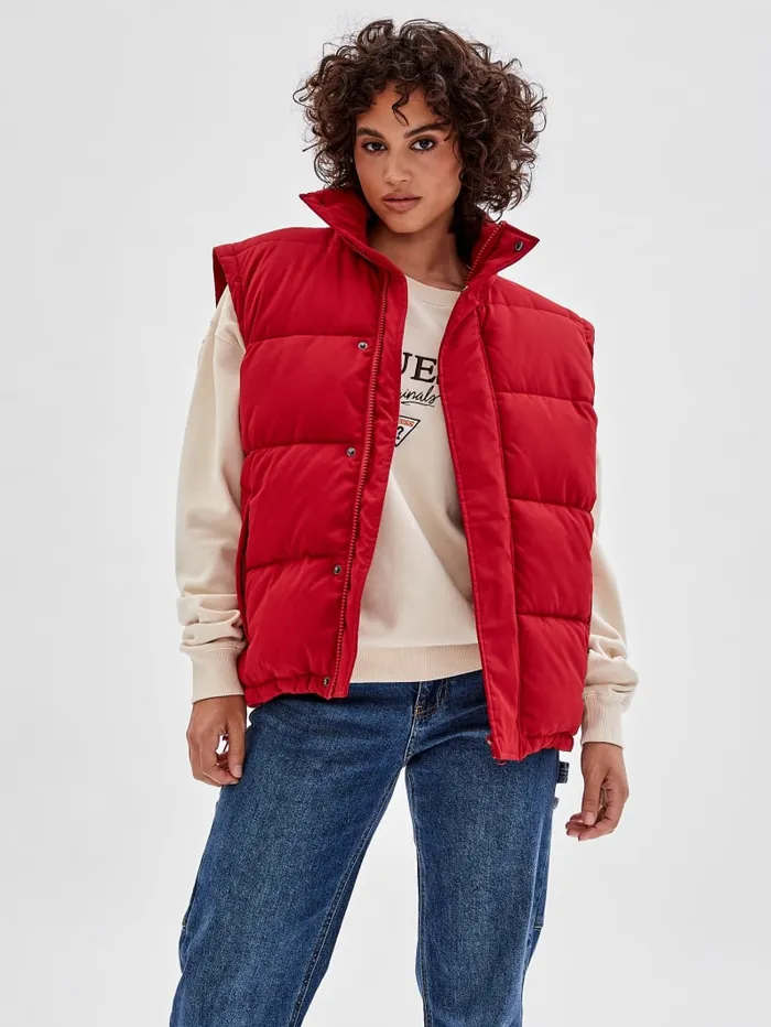 GUESS Jackets and Coats Originals Puffer Jacket Gray 8211 Men
