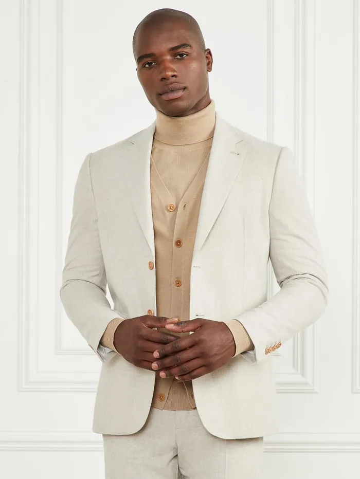 GUESS Jackets and Coats Sean Notched Blazer Beige 8211 Men