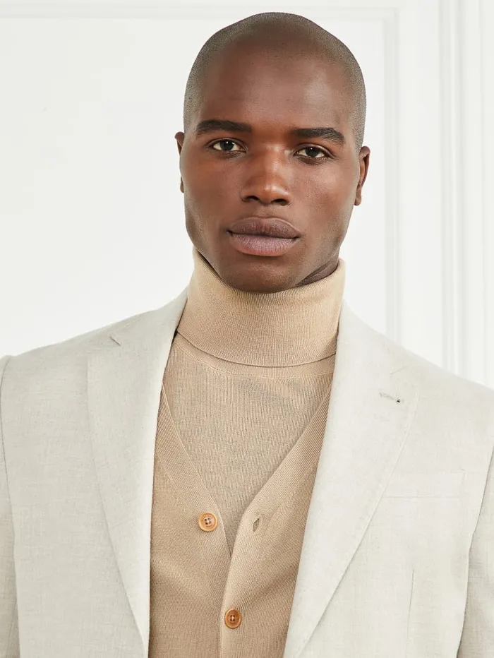 GUESS Jackets and Coats Sean Notched Blazer Beige 8211 Men
