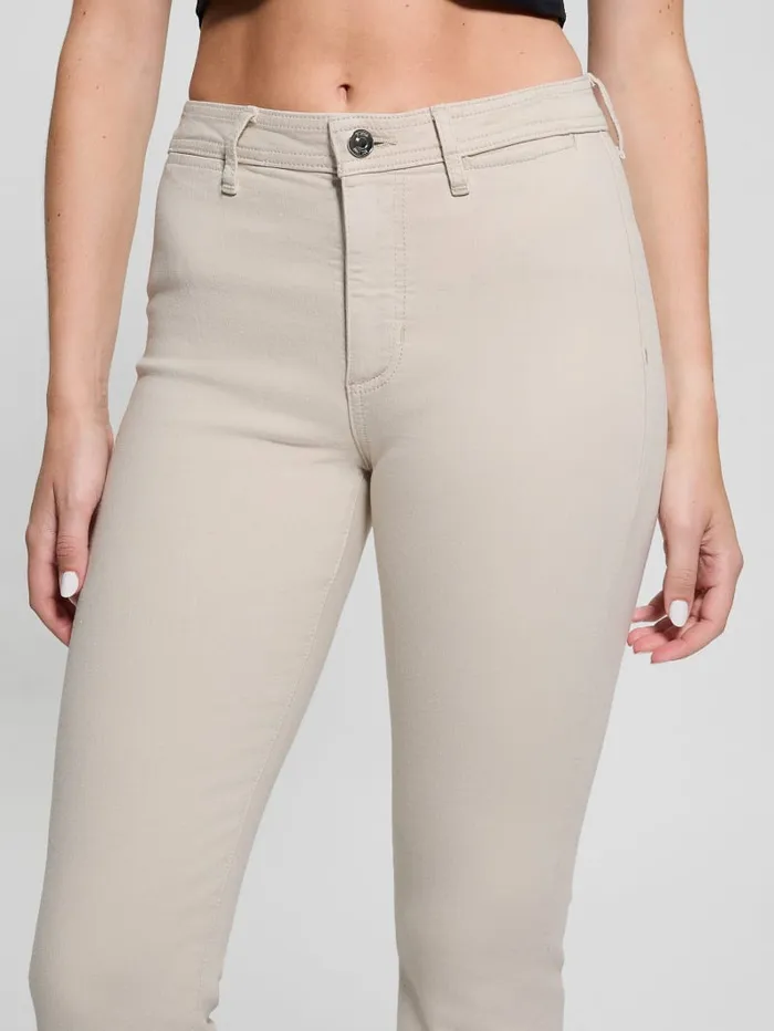 GUESS Jeans and Denim Eco Belle HighRise Flare Jeans Beige 8211 Women