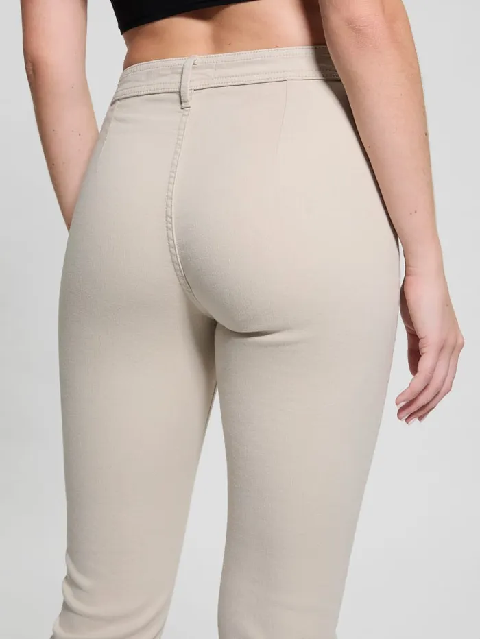 GUESS Jeans and Denim Eco Belle HighRise Flare Jeans Beige 8211 Women