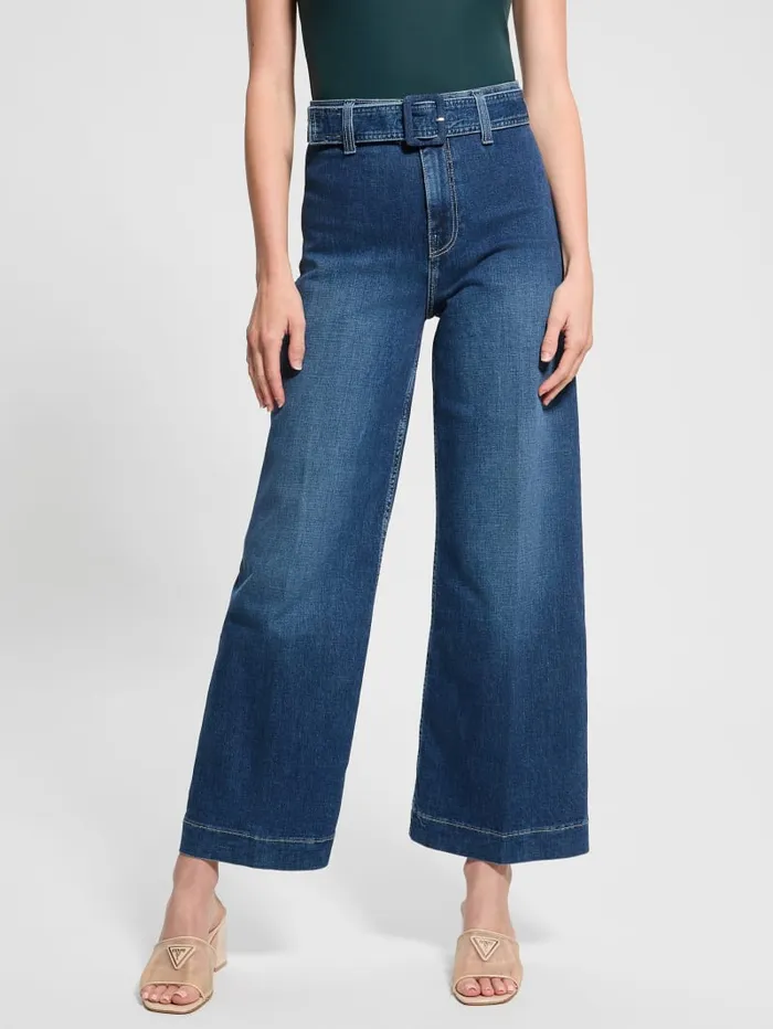 GUESS Jeans and Denim Eco Dakota Belted Seamless Jeans Blue 8211 Women