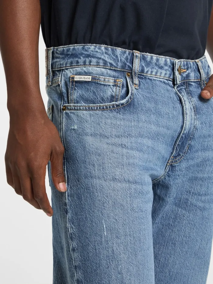 GUESS Jeans and Denim Eco G16 Straight Jeans Blue 8211 Men