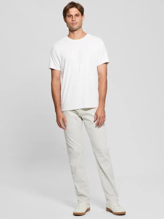 GUESS Jeans and Denim Mateo Straight Jeans Beige 8211 Men