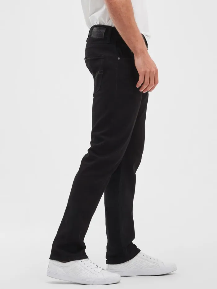 GUESS Jeans and Denim Regular Straight Jeans Black 8211 Men