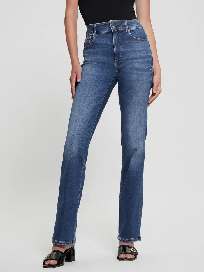 GUESS Jeans and Denim Shape Up Straight Denim Jeans Blue 8211 Women
