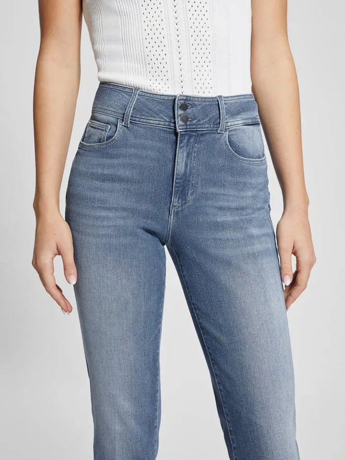 GUESS Jeans and Denim Shape Up Straight Jeans Blue 8211 Women