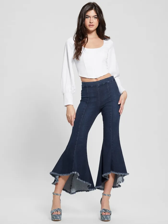 GUESS Jeans and Denim Sofia 1981 Flare Jeans Blue 8211 Women