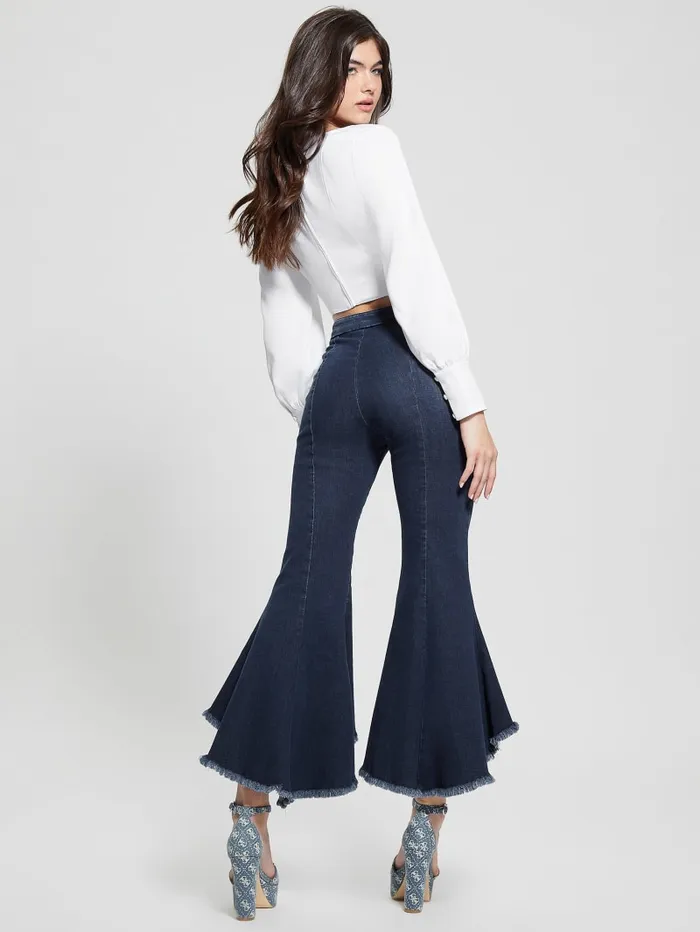 GUESS Jeans and Denim Sofia 1981 Flare Jeans Blue 8211 Women