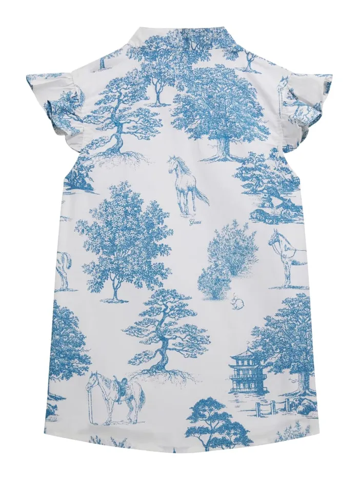 GUESS Little Girl 2 7 Kimono Ceremony Shirt 616 Blue 8211 Kids
