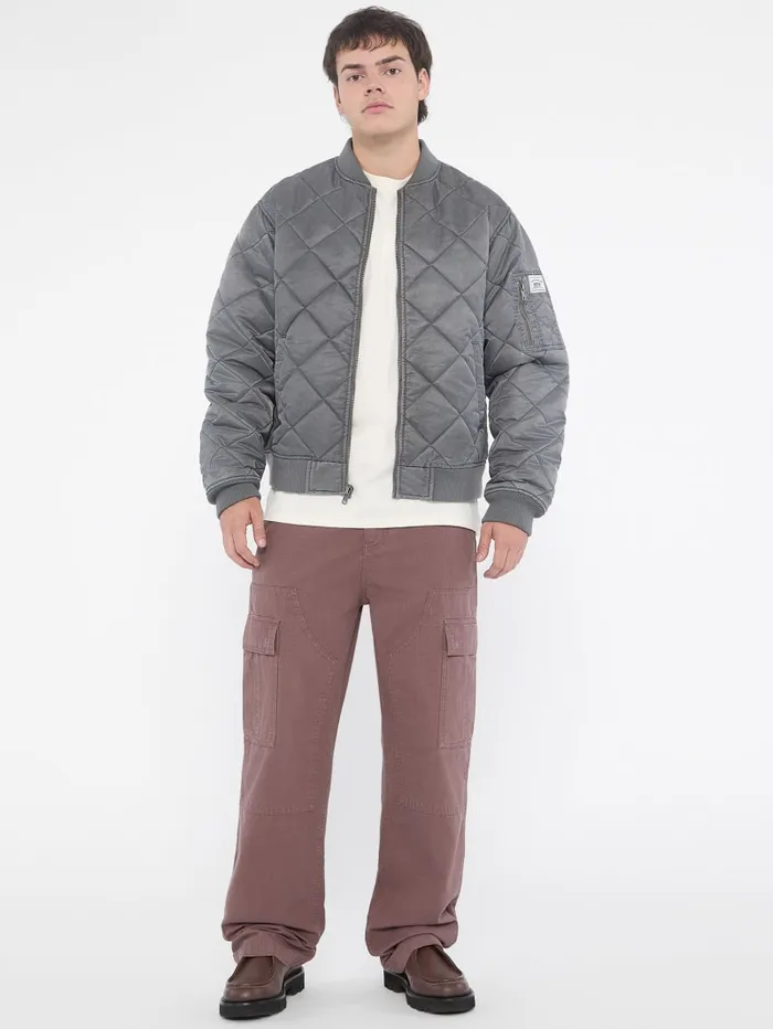 GUESS Men Originals Quilted Flight Jacket Black 8211 Men