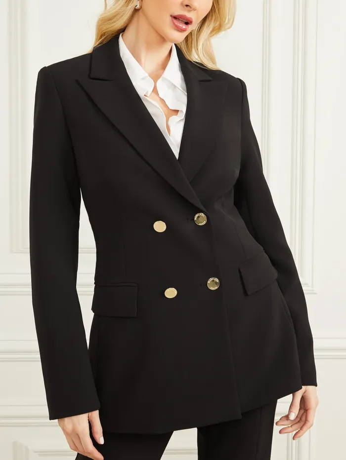 GUESS Sale Dallas Blazer Blue 8211 Women