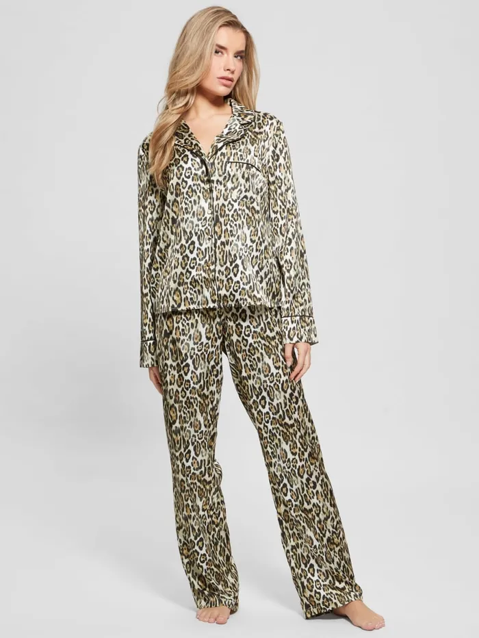 GUESS Sale Eco Alessandra Pajama Set White 8211 Women