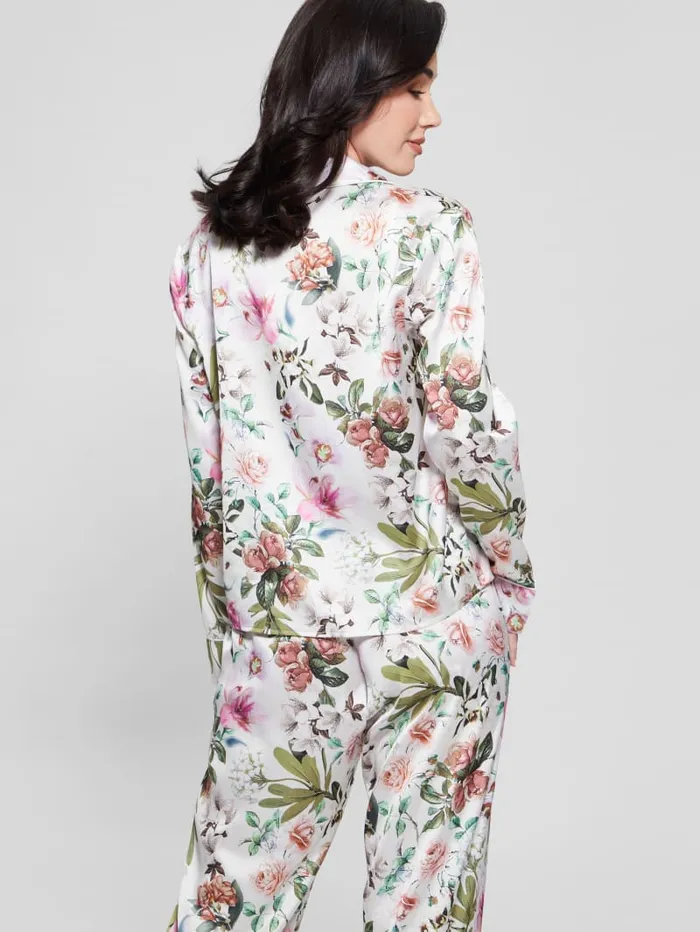 GUESS Sale Eco Alessandra Pajama Set White 8211 Women