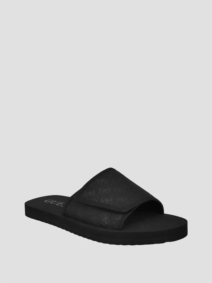 GUESS Sale Hartz Slides Black 8211 Women