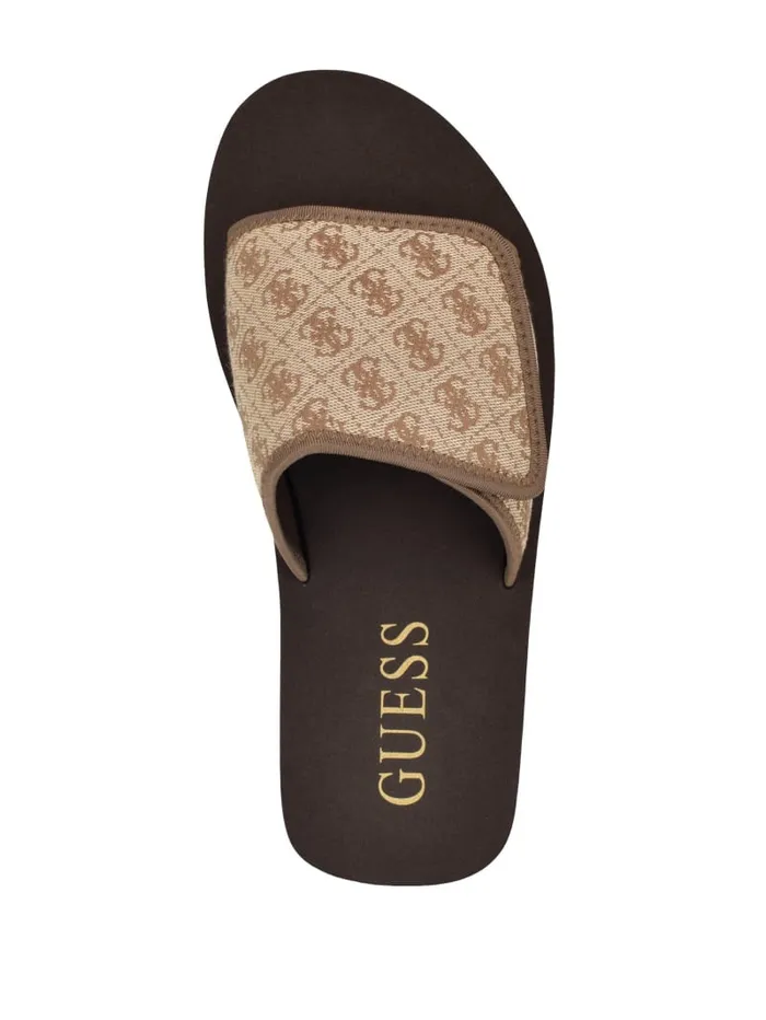 GUESS Sale Hartz Slides Black 8211 Women