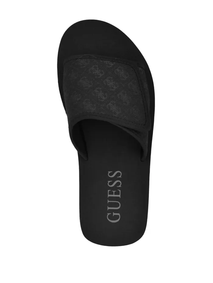 GUESS Sale Hartz Slides Black 8211 Women