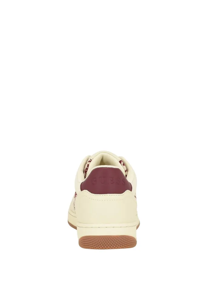 GUESS Sale Invited Jacquard Low Top Brown 8211 Women