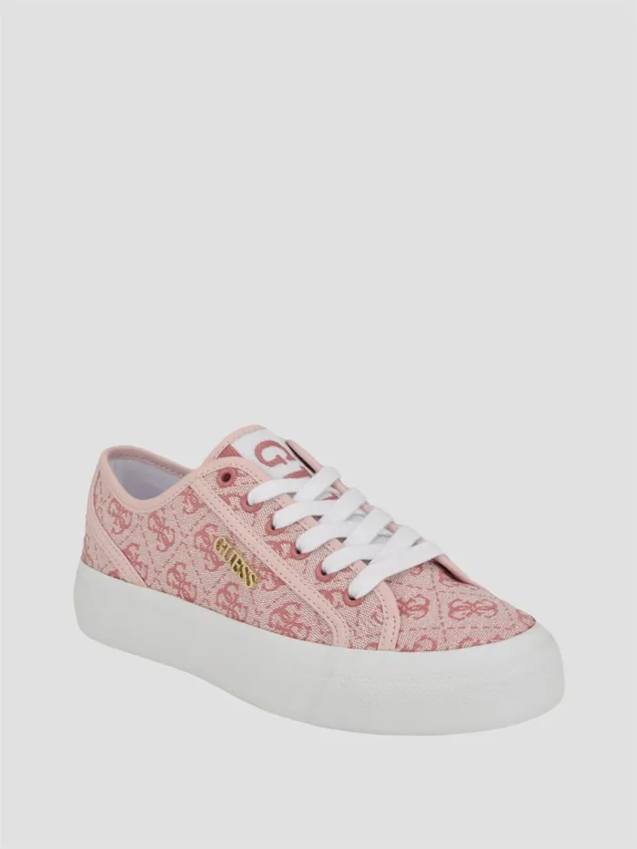 GUESS Sale Jelexa LowTop Sneakers Pink 8211 Women