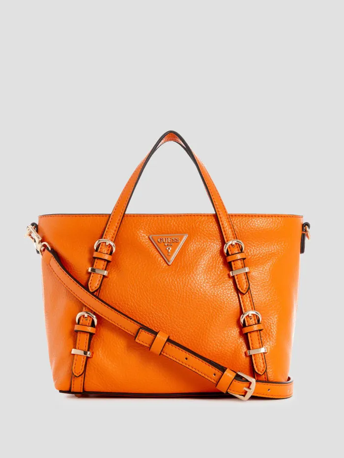 GUESS Sale Levia Mini Satchel Black 8211 Women