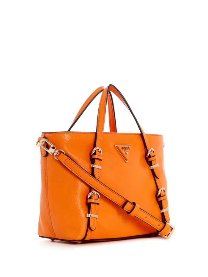 GUESS Sale Levia Mini Satchel Black 8211 Women