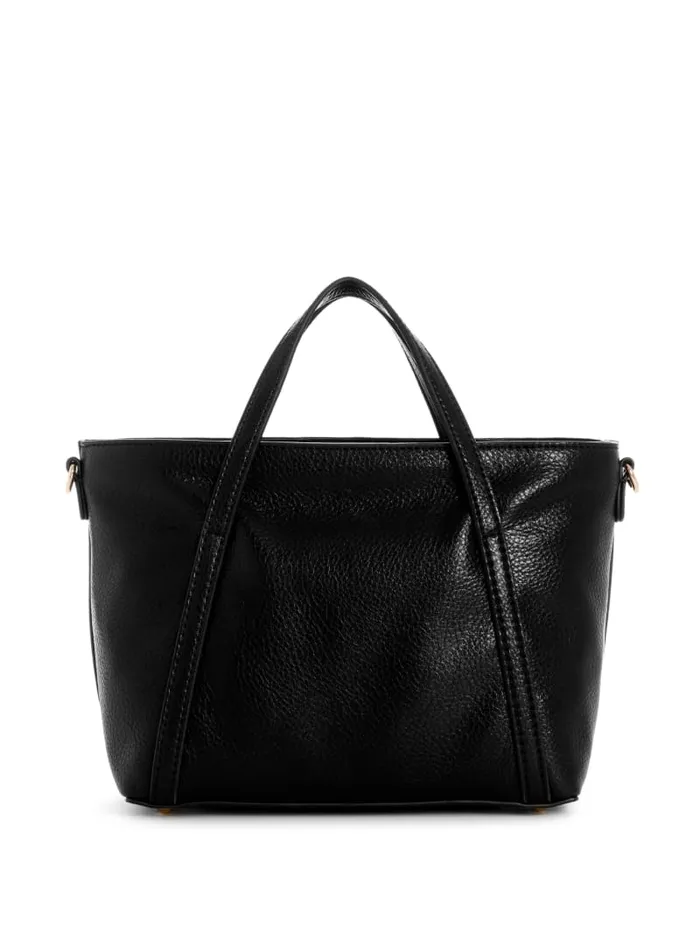 GUESS Sale Levia Mini Satchel Black 8211 Women