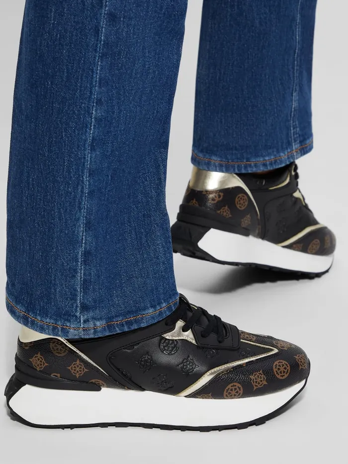 GUESS Sale Luchia Logo Pop Joggers Black 8211 Women