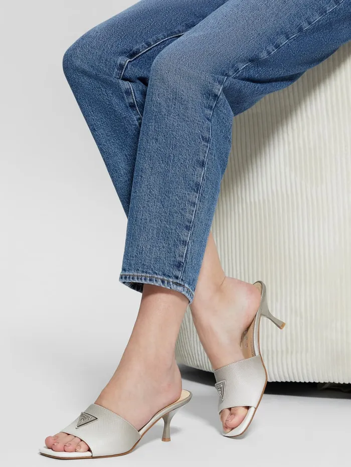 GUESS Sale Lusine Ombre Mules Gray 8211 Women