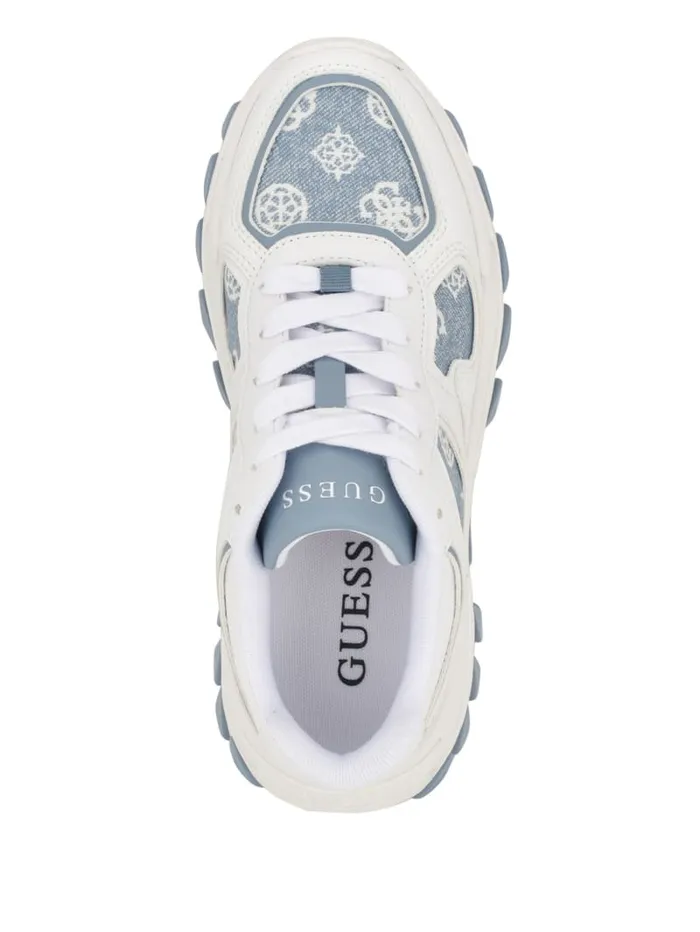 GUESS Sale Norina Peony Jogger Sneakers White 8211 Women