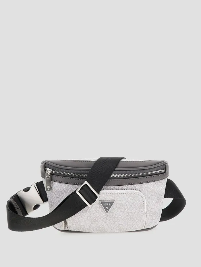 GUESS Sale Vezzola Eco Compact Bum Bag Blackwhite 8211 Women