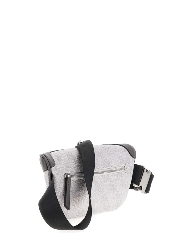 GUESS Sale Vezzola Eco Compact Bum Bag Blackwhite 8211 Women