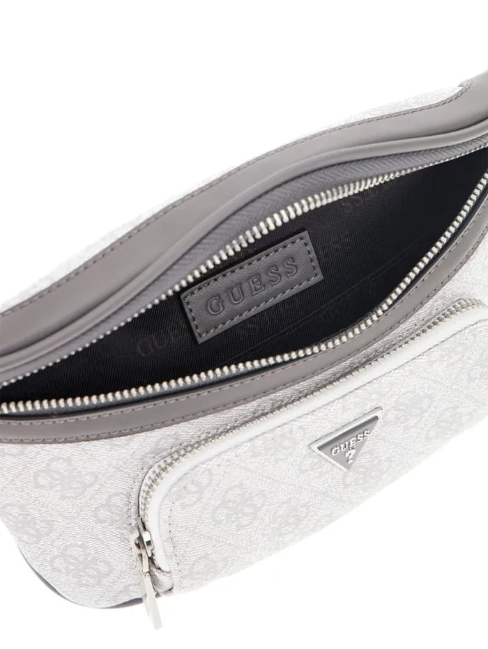GUESS Sale Vezzola Eco Compact Bum Bag Blackwhite 8211 Women