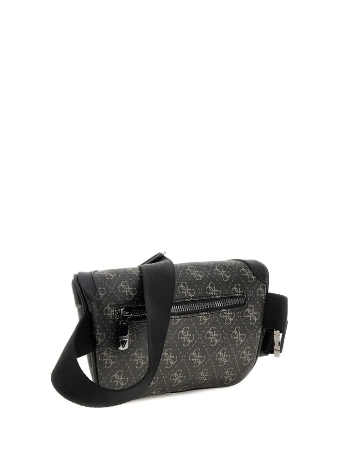 GUESS Sale Vezzola Eco Compact Bum Bag Blackwhite 8211 Women