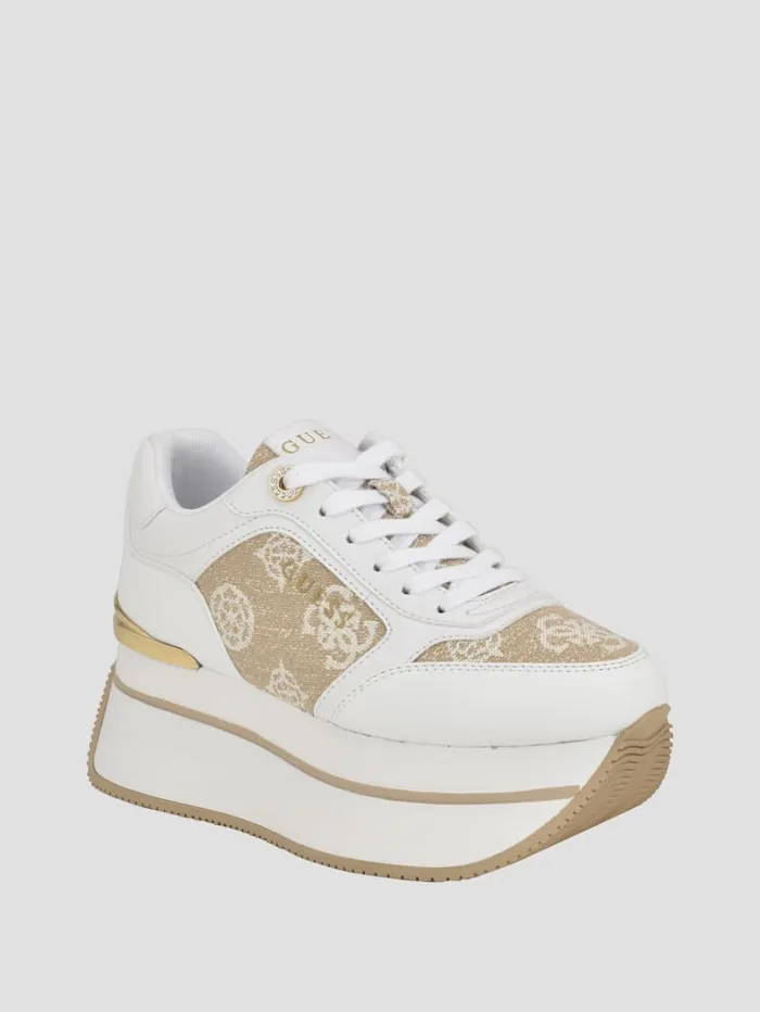 GUESS Shoes Camrio Peony Joggers White 8211 Women
