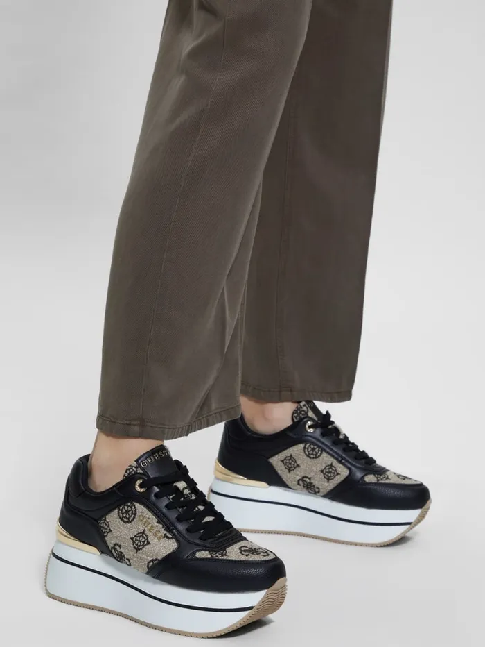 GUESS Shoes Camrio Peony Joggers White 8211 Women