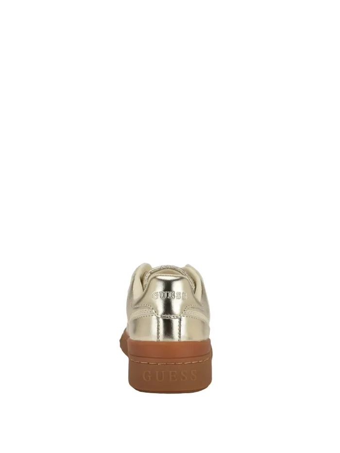 GUESS Shoes Inart Suede Sneakers Gold 8211 Women