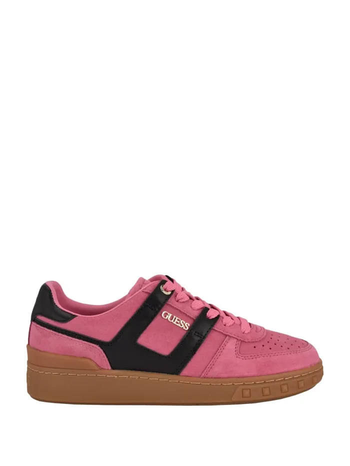 GUESS Shoes Inart Suede Sneakers Gold 8211 Women